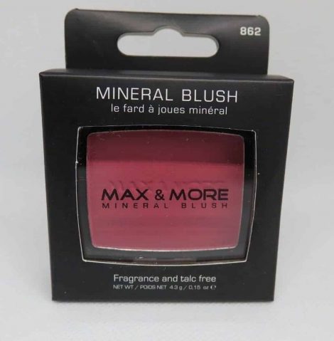 Max & More Минерален Руж с Огледалце и Четка – Rose