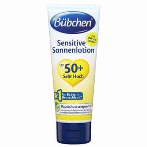 Bübchen Бебешки Слънцезащитен Крем – Sensitive SPF 50 + /100 ml.