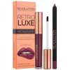 Revolution Retro Luxe Червило + Молив за Устни Metallic Lip Kit - Worth It