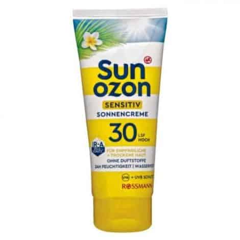 Rossmann Sun Ozon Слънцезащитен Крем - Sensitiv SPF 30/100мл.