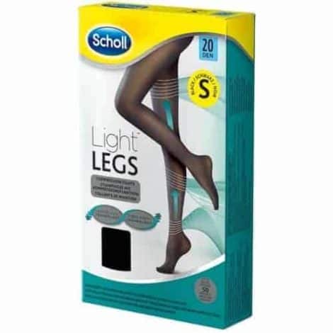 Scholl Light Legs Компресивен Чорапогащник – Черен Рaзмер S 20 Дни